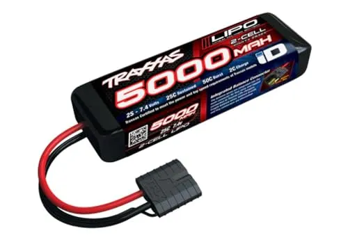 Traxxas TRX2842X LiPo Akku 5000mAh 7,4V 2-Zellen 25C - Akkus für RC-Modelle, leistungsstarker 5000mAh LiPo Akku für längere Fahrzeiten und optimale Leistung, ideal für RC-Enthusiasten ab 14 Jahren.