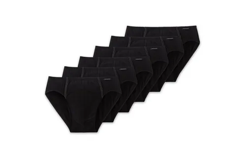 Schiesser Slip Essentials (3-St) ohne Eingriff, Komfortbündchen im 6er Pack