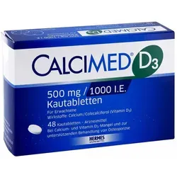 Calcimed D3 500 mg / 1000 I.E. Kautabletten
