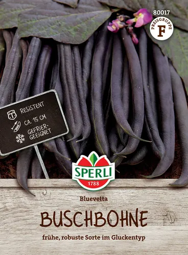 Mein schöner Garten DE SPERLI's Buschbohnen-Samen 'Bluevetta', weiß EH001571-001