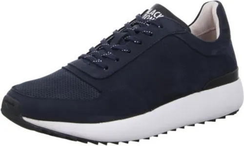 Blackstone Herrenschnürschuhe Blau - Größe 41 - Elegante Schnürschuhe von Blackstone aus hochwertigem Veloursleder. Flacher Absatz und Gummisohle sorgen für hohen Tragekomfort. Ideal für stilvolle Anlässe und den Alltag.
