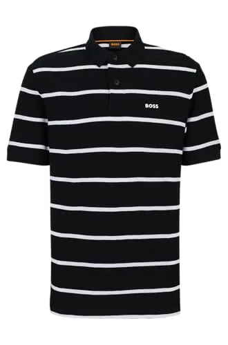 BOSS Herren PalesStripe, Black1, M EU