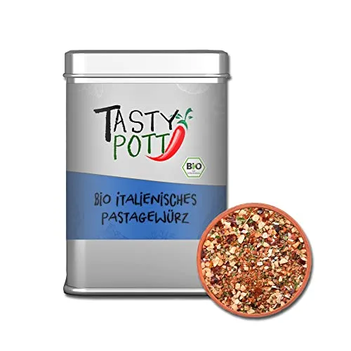 Tasty Pott Gewürzmischungen 1 I Gewürze I Spices I Kräutermischungen I Kräuter I Würzen I Gewürzpulver (Bio italienisches Pastagewürz 100g)