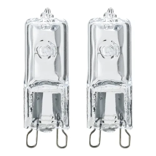 Paulmann Eco Halogen Stiftsockellampen Halo+ 22Watt G9 klar warmweiß dimmbar 2 x