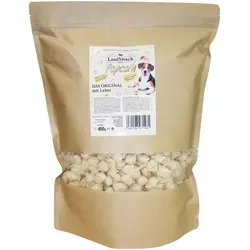 LandSnack für Hunde Popcorn mit Leber | 450g XXL-Pack