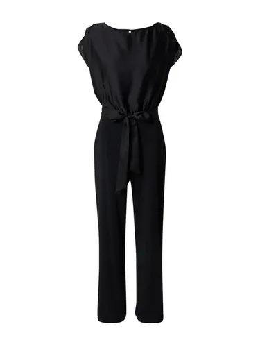SWING Jumpsuit Schwarz Drapiert 42 - Eleganter 1-tlg. Jumpsuit in Schwarz mit drapiertem Design. Ideal für besondere Anlässe. Pflegeleicht und in normaler Passform für optimalen Tragekomfort.