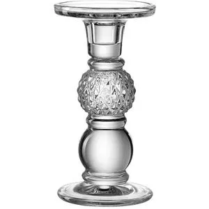 Leonardo Kerzenständer 018639 Poesia - Eleganter Glas Kerzenhalter - Zeitloser Kerzenständer aus hochwertigem Glas, 18 cm hoch. Ideal für Stabkerzen mit max. Durchmesser von 2,2 cm. Verleiht jedem Raum eine elegante Note.