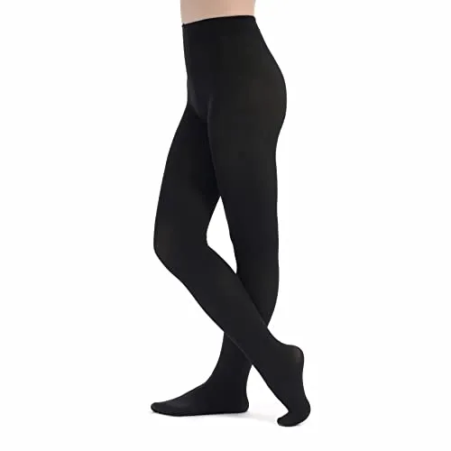 tanzmuster ® Ballettstrumpfhose Mädchen in schwarz von tanzmuster