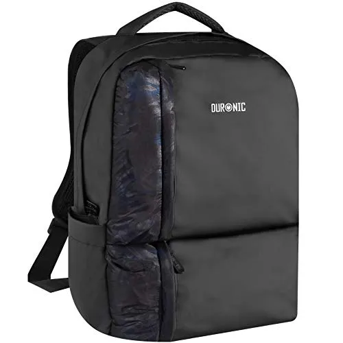Duronic LB24 Rucksack Laptoptasche für Notebooks bis 15 Zoll | Wasserabweisender Schulrucksack mit Zubehörfach | Schutzhülle für Laptop Netbook Akten | Universal Notebooktasche | Business Reisen