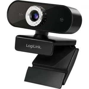 LogiLink Webcam Pro UA0371 - Full-HD Streaming mit Mikrofon - Webcams: Full-HD (1080p) Auflösung für klare Meetings, integriertes Mikrofon, USB-A Anschluss und 360° Schwenkfunktion für Flexibilität.