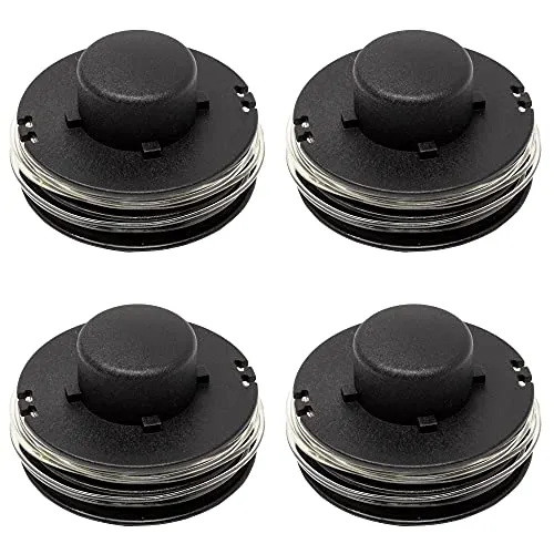 Fadenspule Trimmerspule passend für den Grizzly Tools Akku Rasentrimmer CT2000 Sense Freischneider Akku Trimmer Rasen Kantenschneider (4 Stück)