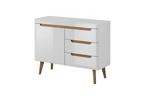 Hochglanz Kommode 107 cm – Modernes Sideboard für jeden Raum
