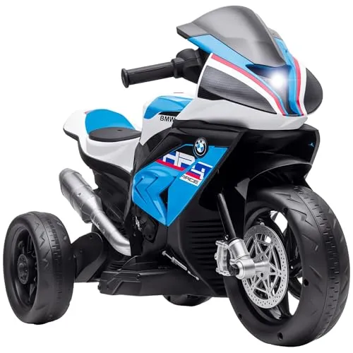 HOMCOM Kinder Elektro-Motorrad 6V - Elektrofahrzeug für Kinder ab 18 Monaten, mit 3 Musikmodi und sicherem Design für unvergesslichen Fahrspaß.