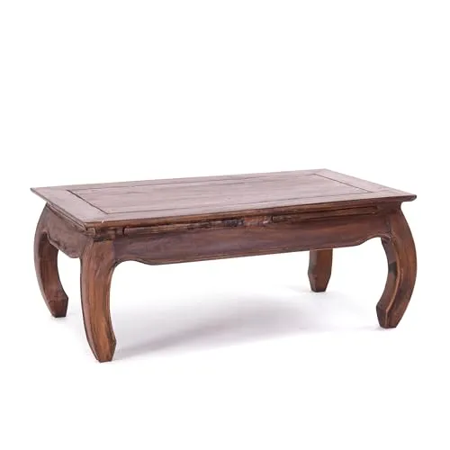 Design OPIUMTISCH East | Beistelltisch aus Mahagoni Recyclingholz - Stilvoller Beistelltisch aus massivem Mahagoni, der deinem Wohnzimmer einen asiatischen Flair verleiht. Handgefertigt und einzigartig mit Shabby-Chic-Charakter.