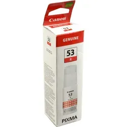 Canon Nachfülltinte 4717C001 GI-53R rot - 60 ml Original-Tinte für Canon Pixma G 550 G 650, brillante Farben für hochwertige Ausdrucke
