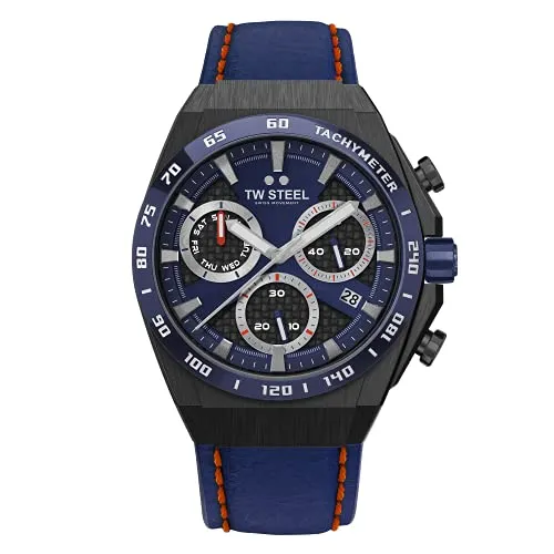 TW Steel CEO Tech Herren Chronograph CE4072 - Armbanduhren - Ausdrucksstarker Zeitmesser mit Schweizer Ronda Z60 Chronographenwerk und wasserdicht bis 10 bar für höchsten Tragekomfort.