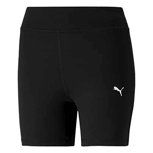 PUMA Damen Radlerhose Train Favorite 5' Biker Shorts, Farbe:Schwarz, Artikel:-01 puma Black, Größe:L