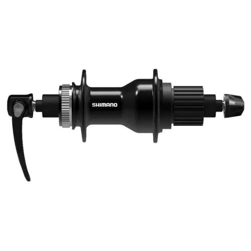 Shimano Hinterradnabe FH-QC500 12-Gänge Micro Spline - Hochwertige Hinterradnabe mit 12 Gängen, 36 Löchern und Center Lock für optimale Bremsleistung. Perfekt für anspruchsvolle Radfahrer und langlebig im Einsatz.