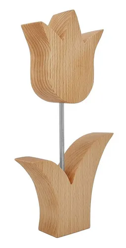 ERST-HOLZ Dekoobjekt Echtholzblume von Erst-Holz