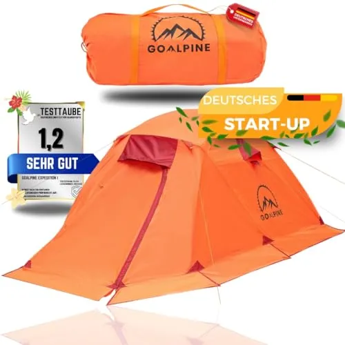 G-OALPINE® EXPEDTION I Zelt für 2 große Personen von GOALPINE EST. 2022