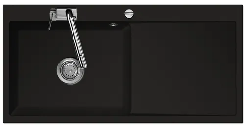 Systemceram Keradomo Mera 100 SL/F Spüle links von systemceram