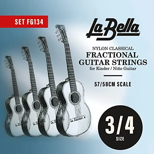 Produktbild Labella FG178 Gitarrensaiten für Konzertgitarren,57/58 cm 3/4