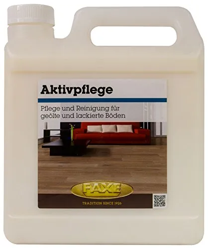 Faxe Aktivpflege 2,5L - Natürlicher Fußbodenreiniger für Holz und Kork - Der Faxe Aktivpflege 2,5L ist ideal zur schonenden Reinigung und Pflege von Holz- und Korkböden. Er sorgt für eine nachhaltige Pflege und erhält die natürliche Schönheit Ihrer Böden.