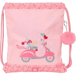 Rucksacktasche mit Bändern Moos Passion Bunt 35 x 40 x 1 cm - Bunt