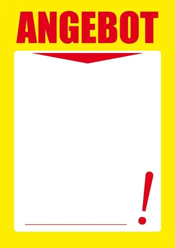 Blatt DIN A4 Motivpapier Designpapier gelb ANGEBOT für Angebote 25