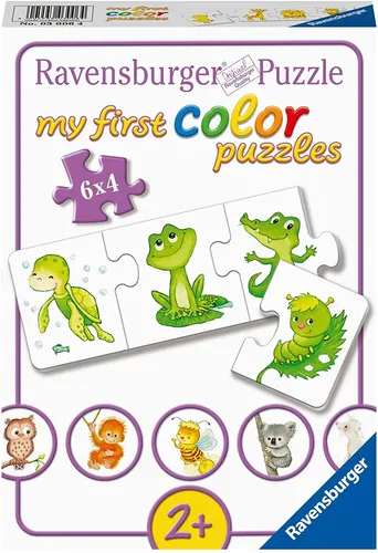 RAVENSBURGER - Meine ersten Puzzles - 6 4-teilige Puzzles - Meine liebsten Ti...