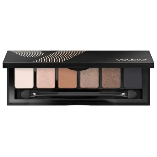 youstar SMOKEY BROWN Colour Palette | Ideal für Smokey-Eye-Looks mit matten und schimmernden Farben, Lidschatten Palette, Eyeshadow Smokey Palette