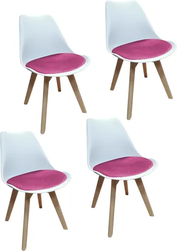 HTI-Living Esszimmerstuhl 4er Set im skandinavischen Design
