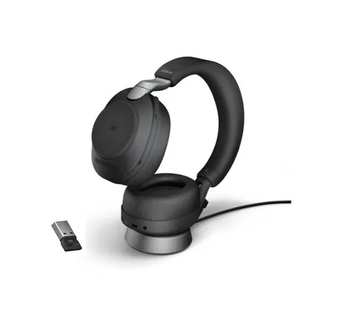 Jabra Evolve2 85 Wireless Headset - Noise Cancelling, Microsoft Teams zertifiziert, 37 Stunden Akkulaufzeit und optimale Gesprächsqualität