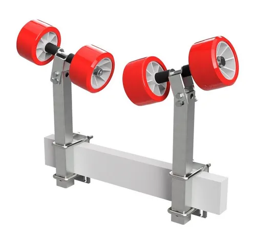 SUPROD Auffahrrampe mit Pendelrollen für Bootstrailer, 2er Set - Die SUPROD Pendelrollen erleichtern das Slippen von Booten und sind aus langlebigem Stahl mit hoher Korrosionsbeständigkeit. Ideal für Trailer mit einer Rahmenhöhe von 40-120 mm.