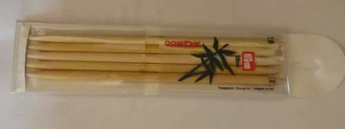 Strumpfstricknadeln Bambus Stärke 7 Länge 20 cm Prym 221218