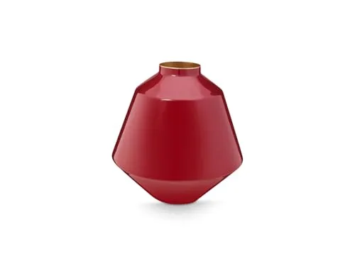 Pip Studio Vase Metall dunkelrot 35cm in rot von Pip Studio