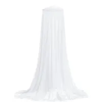 vidaXL Moskitonetz für Bett 220 Mesh Weiß 56x56x220 cm 4010050
