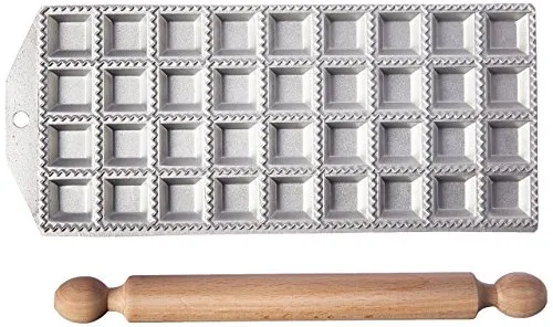 Eppicotispai Ravioli-Maker mit 36 Löchern aus Aluminium