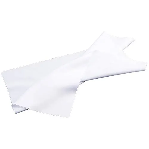 10x Brillenputztuch / Mikrofasertuch / Farbe: weiß von ohne Markenname