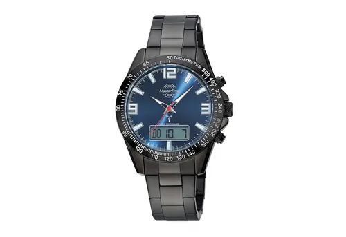 MASTER TIME Funkchronograph Sporty MTGA-10952-32M - Herrenuhr mit Edelstahlarmband - Armbanduhren, die präzise Technik mit modernem Design vereinen. Die MASTER TIME Funkchronograph bietet zuverlässige Zeitmessung und stilvolle Eleganz für jeden Anlass.
