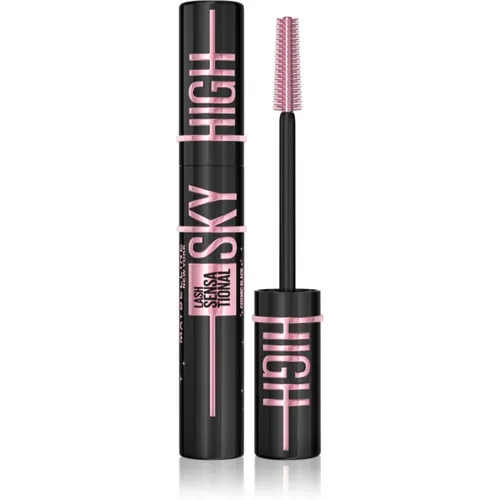 MAYBELLINE NEW YORK Lash Sensational Sky High Cosmic Black Mascara - Verlängernde Wimperntusche in extra schwarz, 7,2 ml, für einen intensiven Augenaufschlag. Jede Wimper erhält Volumen und eine sattere Farbe für einen dramatischen Look.