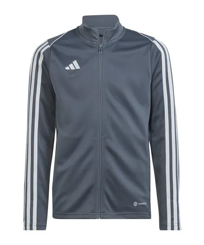 adidas Performance Tiro Kinder-Trainingsjacke - Jacke für aktive Kinder, schweißableitend und wärmend, ideal für Sport bei jedem Wetter, mit praktischen Zipper-Taschen und stylishem Stehkragen.