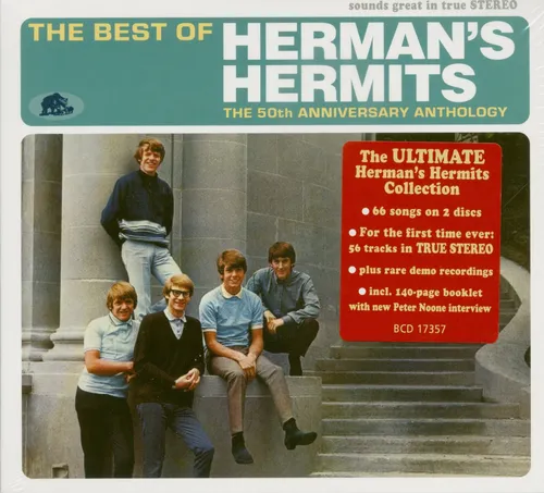 The Best of Herman's Hermits (2-CD) - Hörbücher mit den größten Hits von Herman's Hermits auf 2 CDs, perfekt für Fans nostalgischer Musik.