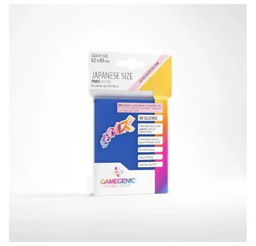 Gamegenic Sammelkarte Gamegenic - PRIME Japanese Sized Sleeves Blue (60 Sleeves)