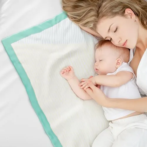 RELAXOUND ORIGINAL Breezyblanket (Mint, Mini) - Bettdecke mit AirFlair Effekt für optimale Temperierung und besten Schlafkomfort. Leicht, atmungsaktiv und perfekt für Zuhause oder unterwegs.