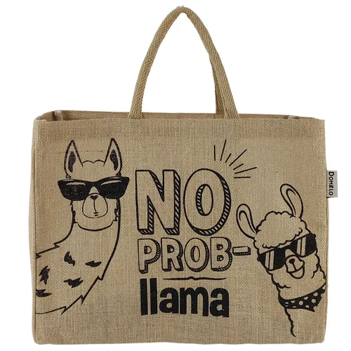 Jute Einkaufstasche groß - Nachhaltige Shopper Tasche - Damentaschen mit Innentaschen und Reißverschluss, ideal für Freizeit und Reisen. Hergestellt aus recyceltem Jute, umweltfreundlich und stylisch.