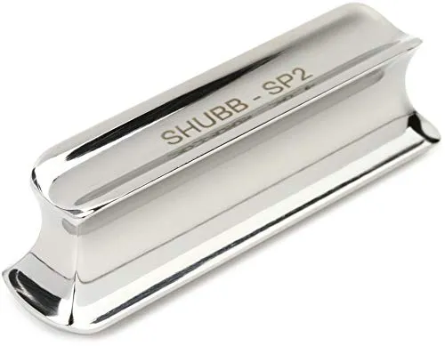SHUBB SP2 Tonebar - Slide Tonebar Dobro, aus massivem Edelstahl, langlebig und kratzfest für Resophonic- und Lap-Steel-Gitarren