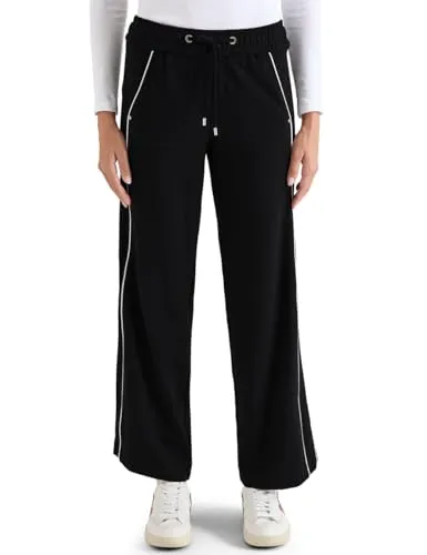 CECIL Damen Culotte, Schwarz, Gr. S, Loose Fit mit Tape in schwarz von CECIL