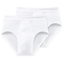 Schiesser Slip 2er Pack Cotton Essentials Feinripp von Schiesser