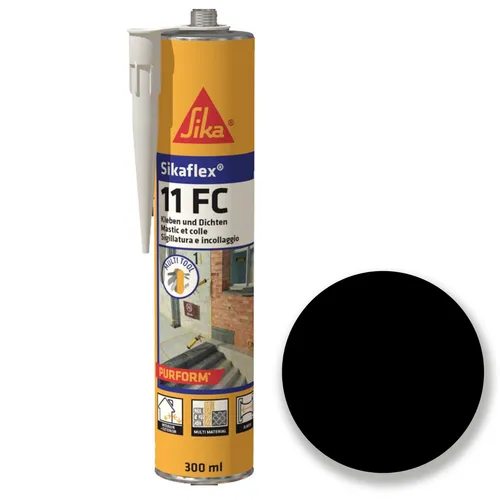 Dichtstoff und Klebstoff Sika Sikaflex-11 FC Purform Schwarz Kartusche KP